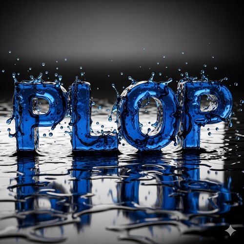 Screenshot of Plop Artist app showing generated artwork